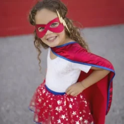 Superheldin Kostümset (4-7 Jahre)