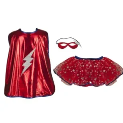 Superheldin Kostümset (4-7 Jahre)