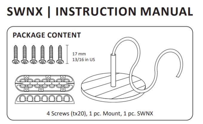SWNX Fußschaukel Mini - Gummi
