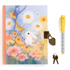 Tagebuch mit Schloss und magischem Stift, Groß