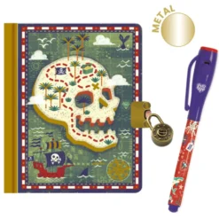 Tagebuch mit Schloss und magischem Stift – Steve