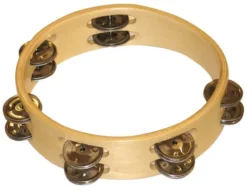 Tamburin aus Holz - 21 cm