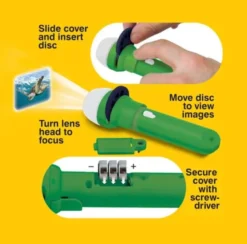 Taschenlampe mit Dias - Meerestiere