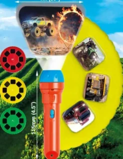 Taschenlampe mit Dias - Traktoren & Trucks