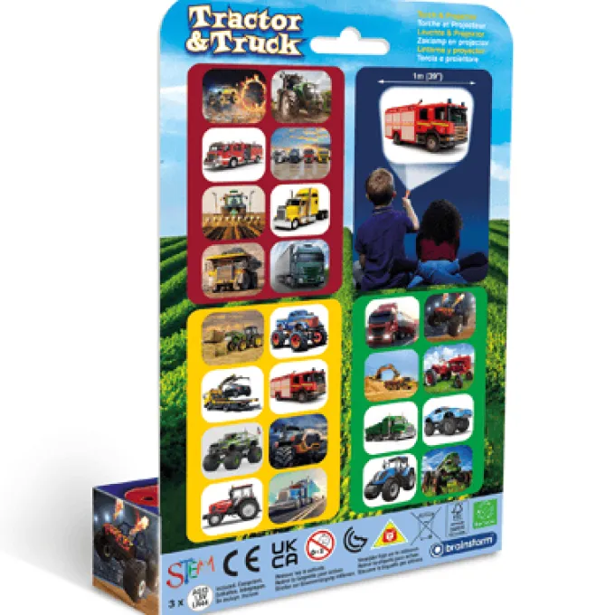 Taschenlampe mit Dias - Traktoren & Trucks
