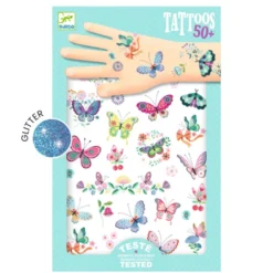 Tattoo, Glitzer – Schmetterlinge