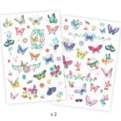 Tattoo, Glitzer – Schmetterlinge