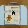 Teddybär Morris - ink. Koffer mit Kleidung