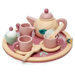 Teeservice mit Serviertablett