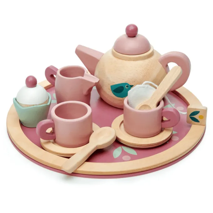 Teeservice mit Serviertablett