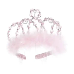 Tiara, pink & silber