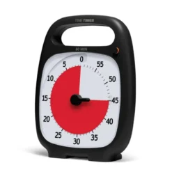 Time Timer PLUS 60 Min - schwarz, 14 x 18 cm