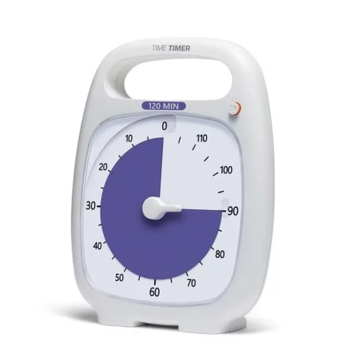 Time Timer PLUS 120 Min - weiß, 14 x 18 cm