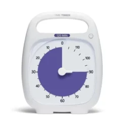 Time Timer PLUS 120 Min - weiß, 14 x 18 cm