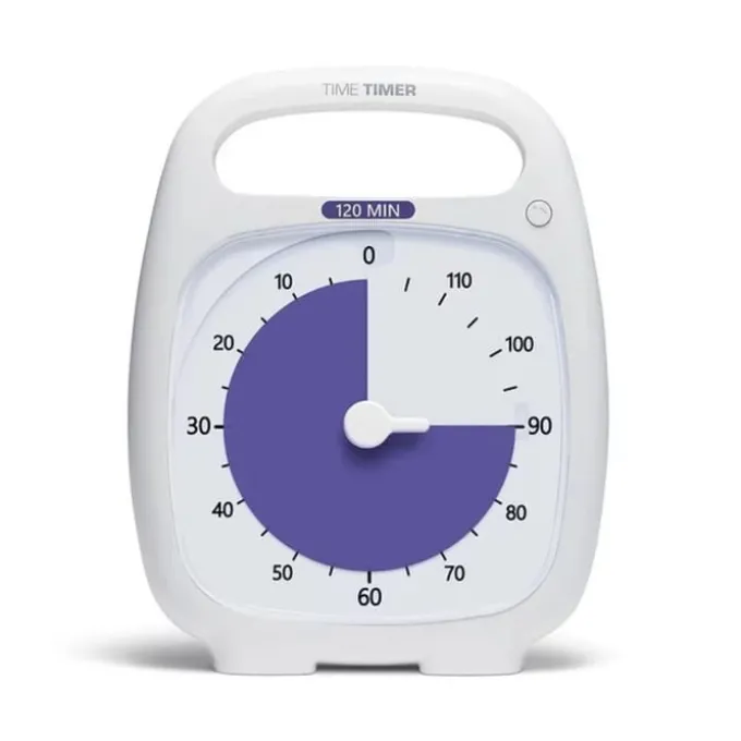 Time Timer PLUS 120 Min - weiß, 14 x 18 cm