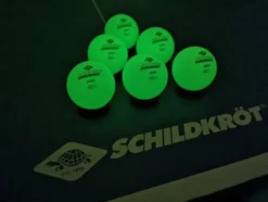 Tischtennisbälle Poly 40+, Glow 6 Stk. - Ø 4 cm.