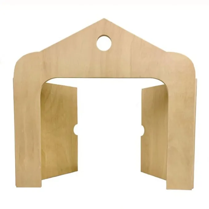 Tischtheater aus Holz (48 x 45 cm)