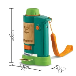 Tragbares Mikroskop aus Bambus