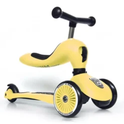 Tretroller/Laufradkombi - Highwaykick 1, Lemon