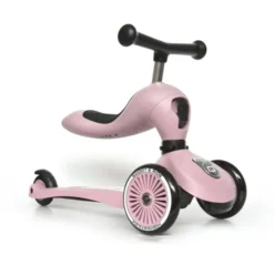 Tretroller/Laufradkombi - Highwaykick 1, Rosa