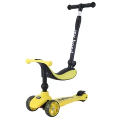 Tretroller / Laufradkombi - Kick'n'Ride, gelb
