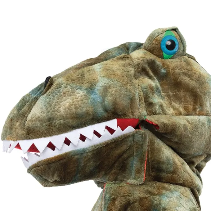 T-Rex - Umhang mit Klauen, grün - Gr. 4-6 J.