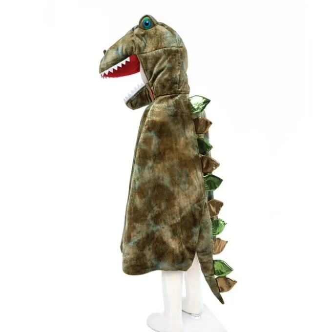 T-Rex - Umhang mit Klauen, grün - Gr. 4-6 J.