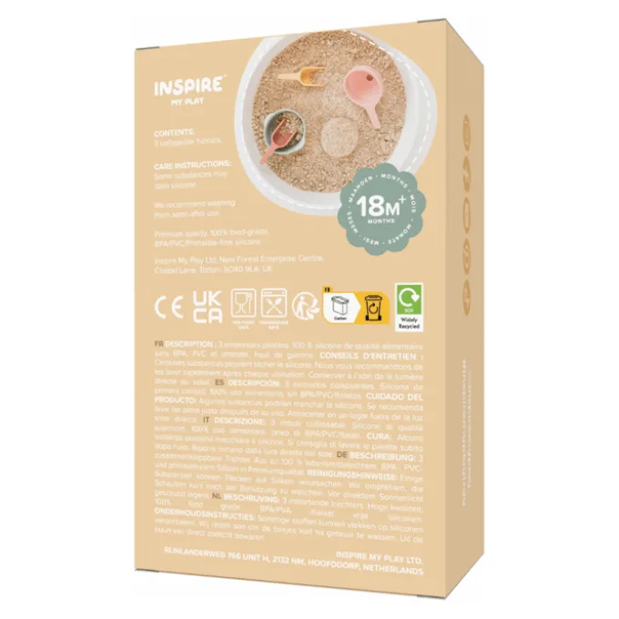 Trichter für Sinnesspiele - Natur, 3 Stk