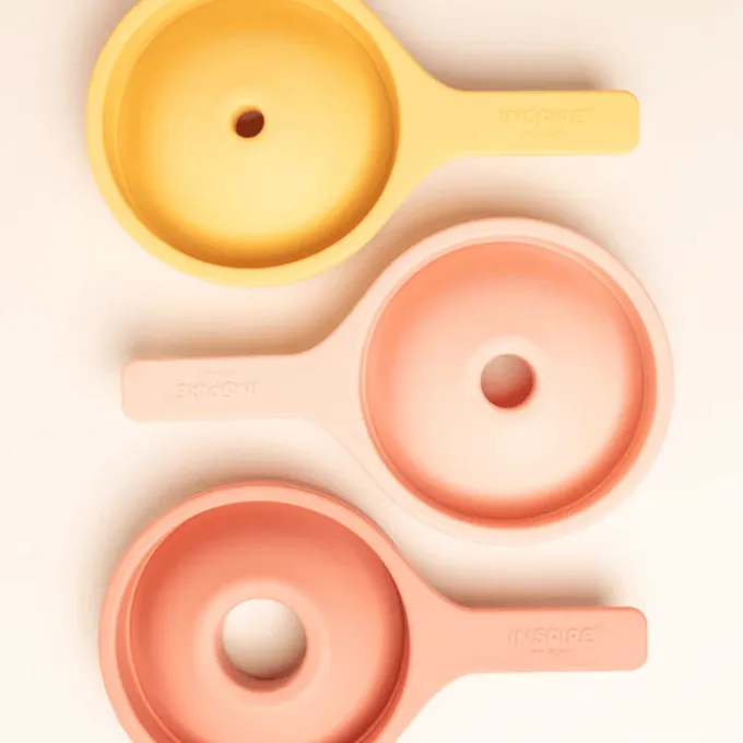 Trichter f. Sensorikspiele, 3 Stk. - koralle