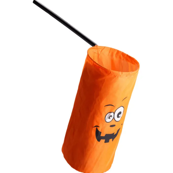 Trick-or-Treat-Tasche mit Griff - Kürbis