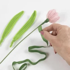 Tulpen aus Pfeifenreinigern, 5 Stk.