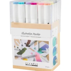 Twin Markers - Natur & Pastell, 24 Farben