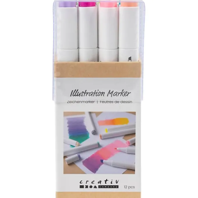 Twin Markers - Pastell, 48 Farben