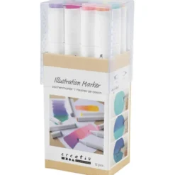 Twin Markers - Pastell, 48 Farben