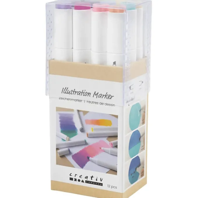 Twin Markers - Pastell, 48 Farben