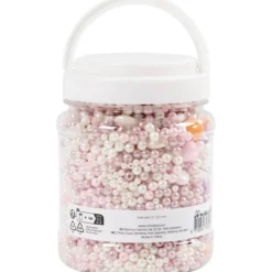Wachsperlen Dose, pastell 6000+ Stk.