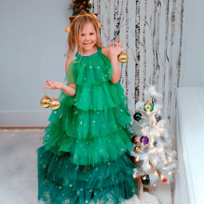 Weihnachtsbaum-Kleid - versch. Größen