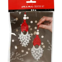 Weihnachtstütchen - Makramee Wichtel