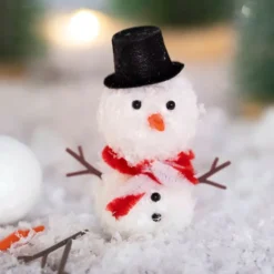 Wichtelspaß basteln - Schneemann