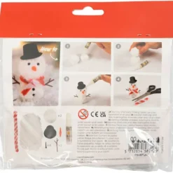 Wichtelspaß basteln - Schneemann