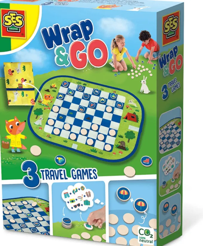 Wrap&Go - 3 Reisespiele (Memory, etc.)