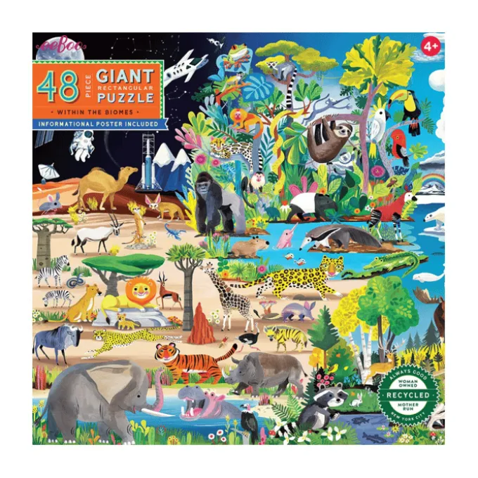 XXL Puzzle 48 Teile - Lebensräume der Tiere